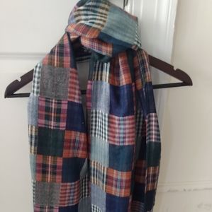 Unique plaid scarf